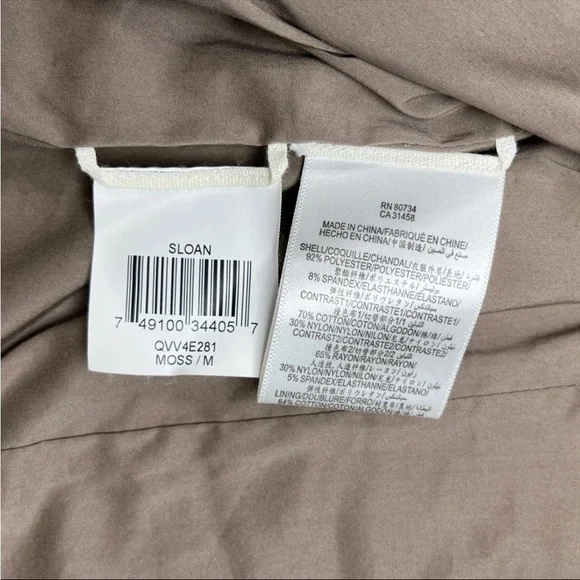 BCBG Maxazria Long Sleeve Sloan Faux Suede Cropped Moto Jacket Gray Tan Medium‎ - Picture 13 of 16